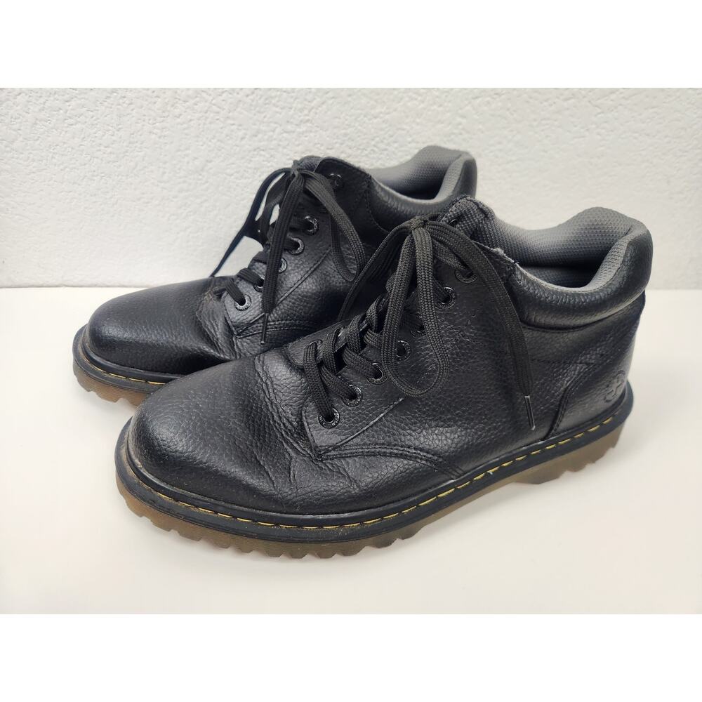 Dr. Martens Harrisfield Boot Black Leather Men Size 12 Work
